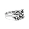 Nialaya Men's Sterling Silver Bloom Ring