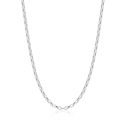 Nialaya Men's Sterling Silver Thin Cable Chain In Metallic