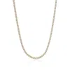 Nialaya Men's Tennis Necklace In Gold