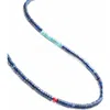 Nialaya Natural Stone Heishi Beaded Necklace In Blue