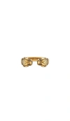 Nialaya Gold Panther Ring In Gold