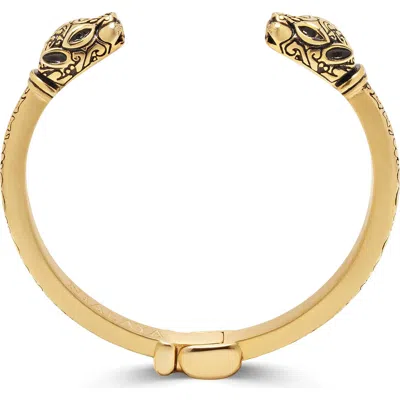 Nialaya Panther Bangle In Gold