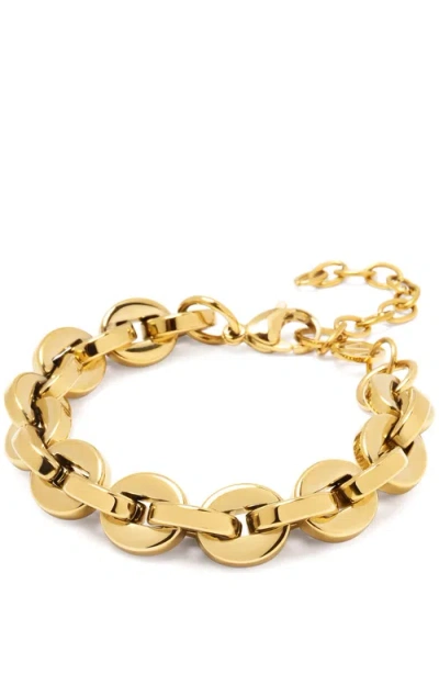 Nialaya Paperclip Chain Bracelet In Gold