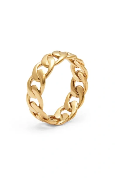 Nialaya Skyfall Chain Ring In Gold