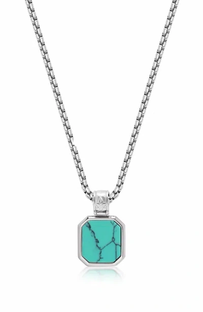 Nialaya Square Pendant Necklace