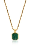 Nialaya Square Pendant Necklace