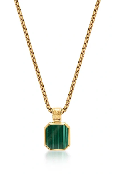 Nialaya Square Pendant Necklace