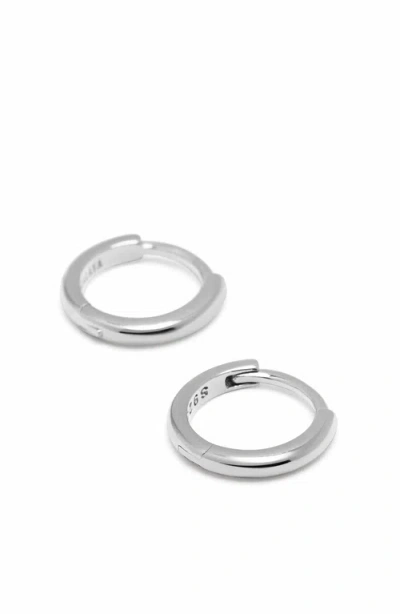 Nialaya Sterling Silver Hoop Earrings