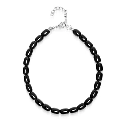 Nialaya Women's Black Onyx Beaded Necklace