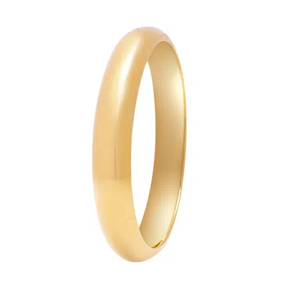 Nialaya Women's Classic Round Bangle In Gold