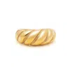 Nialaya Women's Gold Croissant Ring In Gold