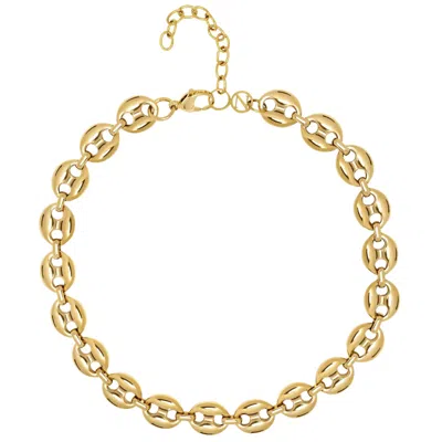 Nialaya Women's Gold Mariner Link Choker