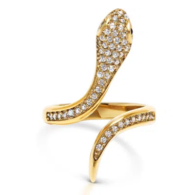 Nialaya Women's Gold Snake Ring