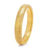 Nialaya Women's Gold Stretch Bangle 12mm