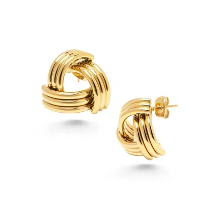 Nialaya Women's Knot Earrings In Gold