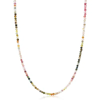 Nialaya Women's Multicolor Tourmaline Choker