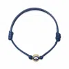 Nialaya Women's Navy Blue Evil Eye String Bracelet In Blue