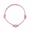 Nialaya Women's Pink Evil Eye String Bracelet In Pink