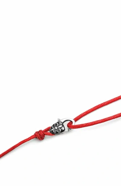 Nialaya Wrap-around Lock String Bracelet In Multi