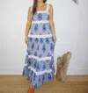 Nibi Mtk Block Stripe Dress In Navy