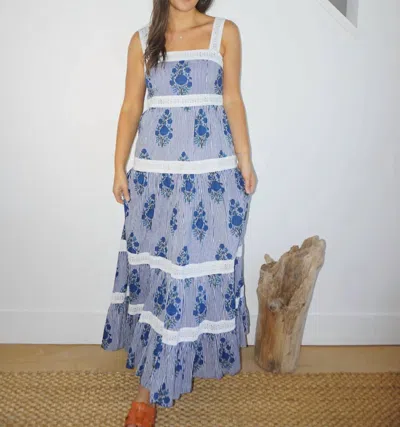 Nibi Mtk Block Stripe Dress In Navy