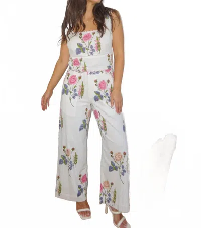 Nibi Mtk Edison Pant In Multi Rosette