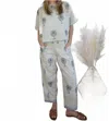 Nibi Mtk Finn Pants In Swaying Palm In White