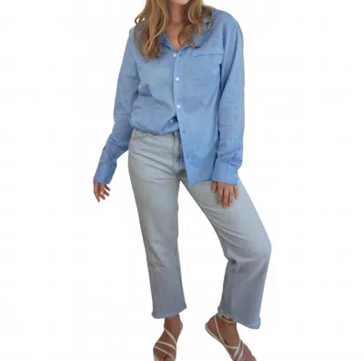 Nibi Mtk Jupiter Button Down In Denim Blue