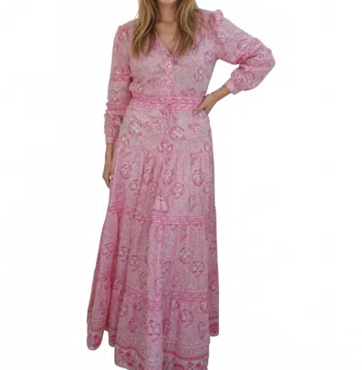 Nibi Mtk Mia Maxi Dress In Pink Rosebud
