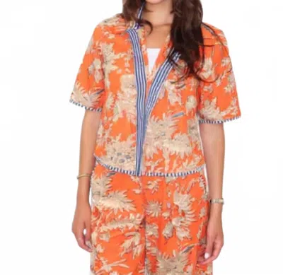 Nibi Mtk Vita Shirt In Tangerine Mirage In Orange
