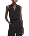 Nic And Zoe Nic+zoe Petites Easy Day-to-night Top In Black Onyx