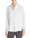 Nic And Zoe Flowing Ease Top In Paper White