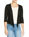 Nic And Zoe Petite Lightweight Four-way Cardigan In Black Onyx