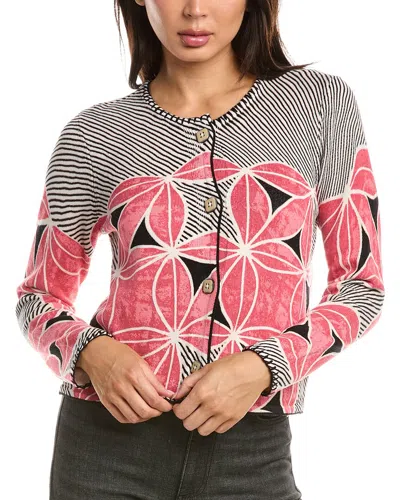 Nic And Zoe Nic & Zoe Petite Gallery Walk Cardigan In Multi