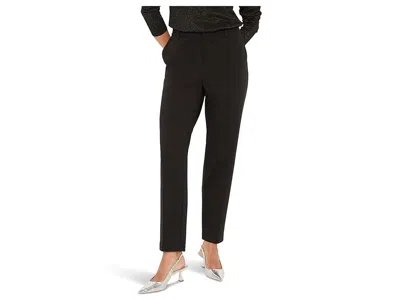 Nic + Zoe 28 Ponte Knit Trousers Women's Clothing Black Onyx: 4 28