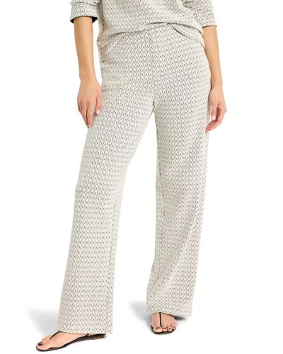 Nic + Zoe 30.5in Subtle Swirl Lenox Wide Leg Pant In Cream Multi