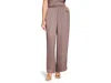 Nic + Zoe 31 Glossy Sheen Pull-on Pants In Blue