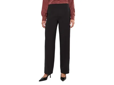 Nic + Zoe 31 Lenox Wide Leg Sleek Stretch Pants Women's Clothing Black Onyx: Xl 31, Polyester/spandex