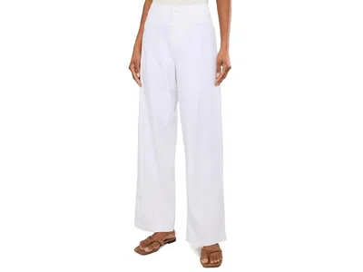 Nic + Zoe 31 Lenox Wide Leg Stretch Linen Pants Women's Clothing Milk White: 8 31