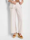 Nic + Zoe Nic+zoe Eliot Cotton & Linen Wide Leg Pants In White