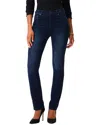 Nic + Zoe Nic+zoe High Rise Straight Leg Jeans In Blue