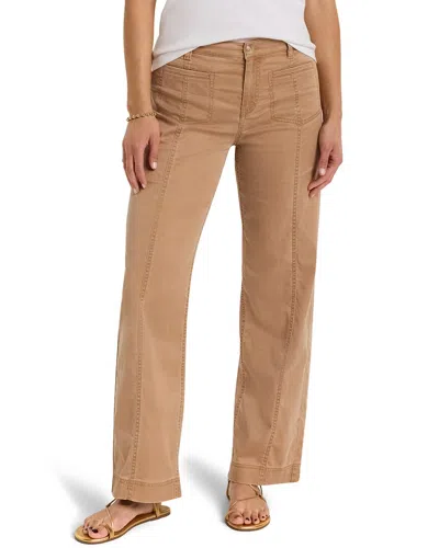 Nic + Zoe 31in Cotton Sateen Wide Leg Pant