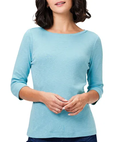 Nic + Zoe Nic+zoe 3/4 Sleeve Boat T-shirt