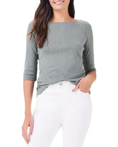 Nic + Zoe Nic+zoe 3/4 Sleeve Boat T-shirt