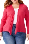 Nic + Zoe All Year 4-way Convertible Cardigan In Bright Rose