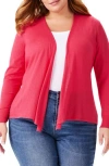 Nic + Zoe All Year 4-way Convertible Cardigan In Bright Rose