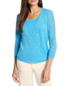 Nic + Zoe Nic+zoe 4-way Linen Blend Convertible Cardigan