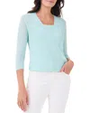 Nic + Zoe Nic+zoe 4-way Linen Blend Convertible Cardigan