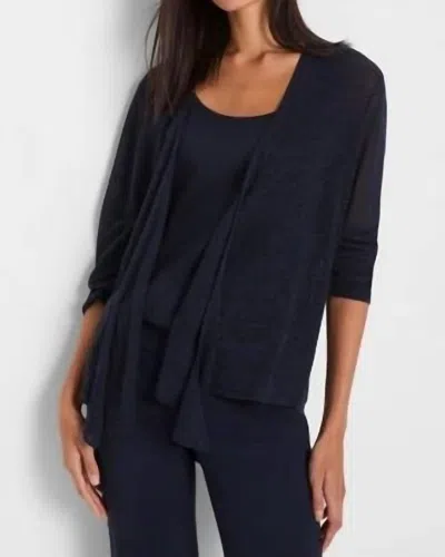 Nic + Zoe 4-way Cardigan In Dark Indigo In Black
