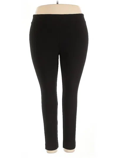Pre-owned Nic + Zoe Active Pants In Black